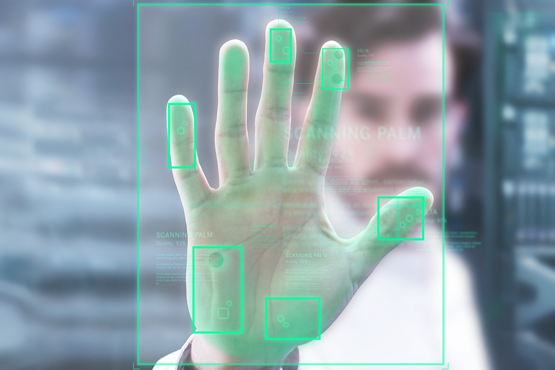 Handflächenerkennung