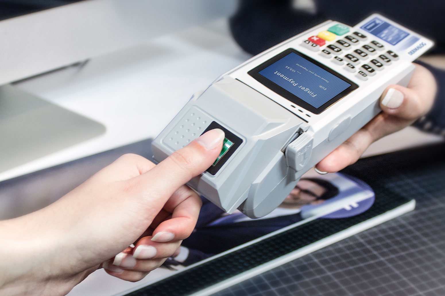 Biometrische Bezahlfunktion