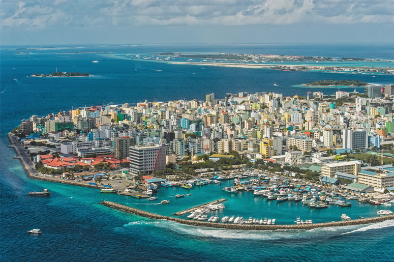 Das ePassport-System der Malediven.