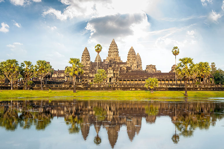 Installation de grande échelle au Cambodge